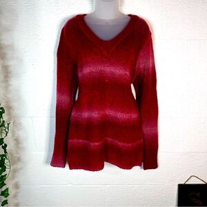 90s vtg red sweater